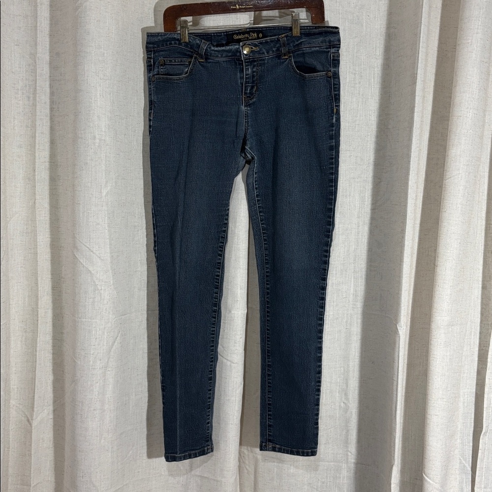 Celebrity Pink Women's Dark Blue Mid Rise Skinny Jeans